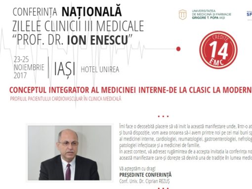 Zilele Clinicii Medicale III “Prof. Dr. Ion Enescu”
